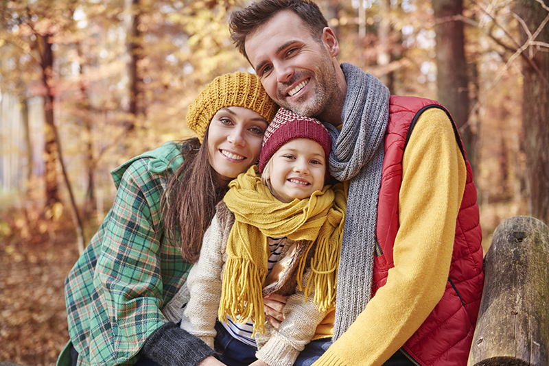 african american family of 3